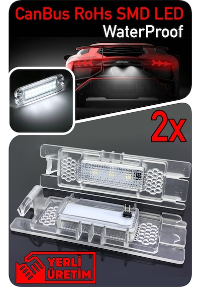 Fıat Grande Punto Hatchback 2005-2018 Canbus Led Plaka Aydınlatma Ledi Lambası