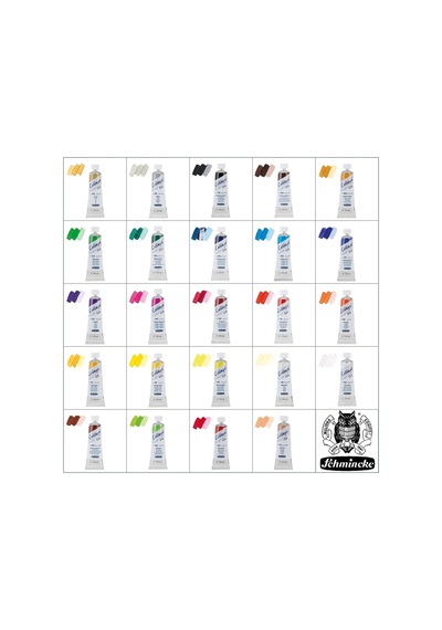 College Oil Yağlı Boya 35 Ml-set 24 Adet Çok Renkli