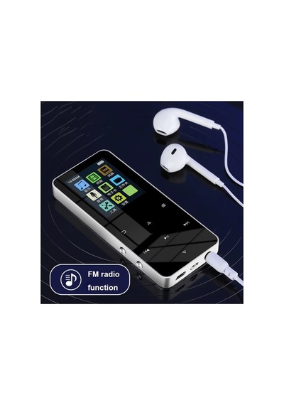 8gb Hafızalı Mp3-mp4 Player Müzik Çalar Fm Radyo Bluetooth Kulaklık Ve Hoparlör İle Kullanabilme