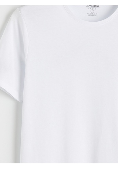 Lcwaıkıkı Classic Beyaz Slim Fit Basic Soft Touch Tişört