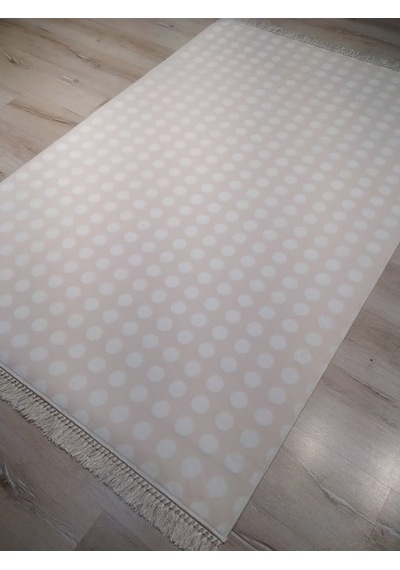 Yamalıhome Bambu Kilim Pt31 Pembe Puanlı 120X180 Cm Pratik Halı