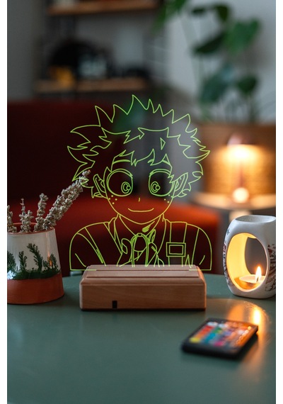 Deku Izuku My Hero Academia 16 Renk Kumandalı 3d Gece Lambası
