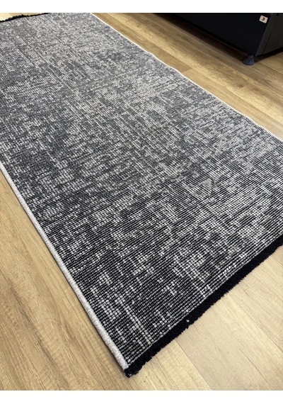 Hoom Rugs Vintage Vtg 119 Gri Dekoratif Yıkanabilir Kilim Gri