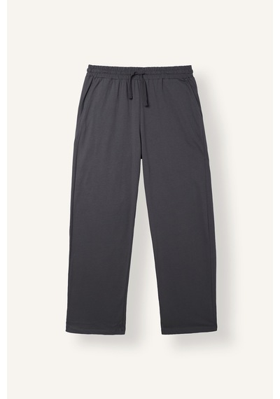 Defacto %100 Pamuk Baskılı Regular Fit Uzun Kollu 2li Pijama Takımı J0334ax26auar150 Antrasit-ar150