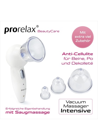 Prorelax Vakum Masajı Yoğun Elektrikli Çukurluğu Masajı Güzel Ve Sağlıklı Bir Cilt İçin Selülit Önleyici Cihaz Üç Farklı Boyutta Ek Parça Dahil Bireysel Olarak Ayarlanabilen Emiş Gücü Prorelax Vakum Masajı Yoğun Elektrikli Çukurluğu Masajı Güzel Ve Sağlıklı Bir Cilt İçin Selülit Önleyici Cihaz Üç Farklı Boyutta Ek Parça Dahil Bireysel Olarak Ayarlanabilen Emiş Gücü