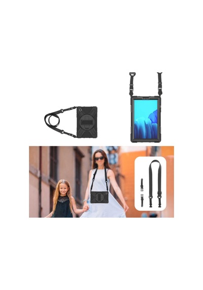 Samsung Galaxy Uyumlu Tab A7 Lite T220 - T225 Tablet Kılıfı Defender Askılı Tank Zırh Silikon Yüksek Koruma Kılıf Samsung Galaxy Uyumlu Tab A7 Lite T220 - T225 Tablet Kılıfı Defender Askılı Tank Zırh Silikon Yüksek Koruma Kılıf