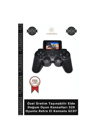 Özel Üretim Taşınabilir Elde Doğum Oyun Konsolları 520 Oyunlu Retro El Konsolu Gc07
