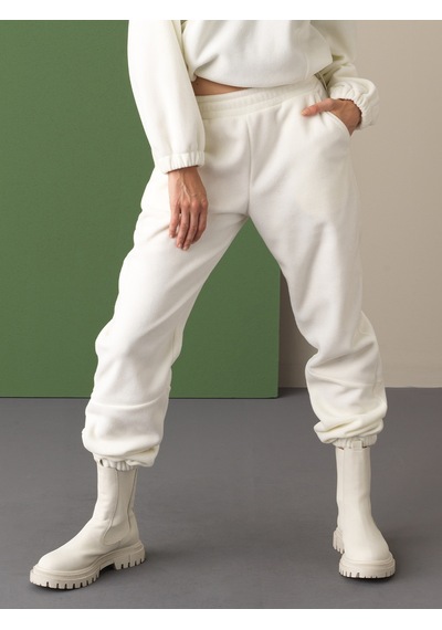 Xint Ekru Oversize Sweat Pantolon 470365 Beyaz
