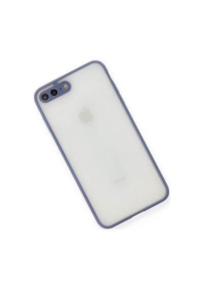 Apple iPhone  Uyumlu,  7 Plus Kılıf Montreal Silikon Kapak - Gri