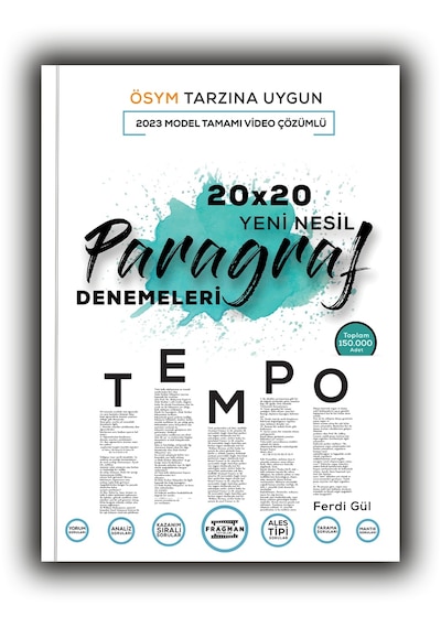 2024 Tyt Tempo Yeni Nesil Ösym Tipi 20x20 Paragraf Denemeleri Tamamı Çözümlü