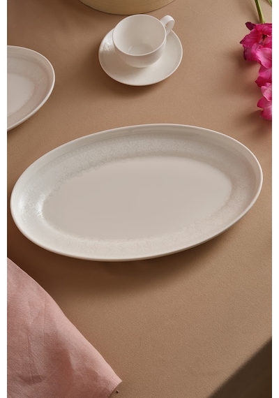 Karaca Minerva Kayık Tabak 30 Cm Beyaz