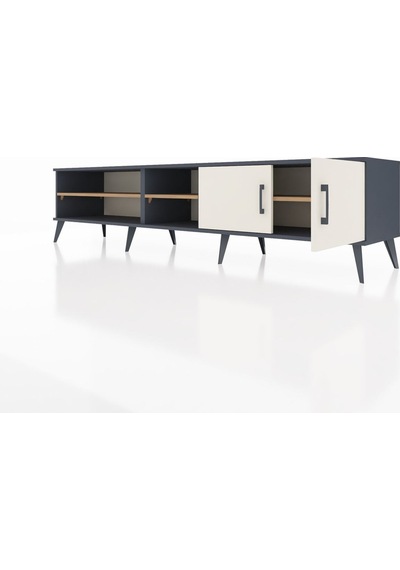 Hyperion Tv Ünitesi 3 Raflı 2 Kapaklı 220x44x51 Antrasit-aytaşı/çam Aytası/atlas Çam - Antrasıt Hyperion Tv Ünitesi 3 Raflı 2 Kapaklı 220x44x51 Antrasit-aytaşı/çam Aytası/atlas Çam - Antrasıt