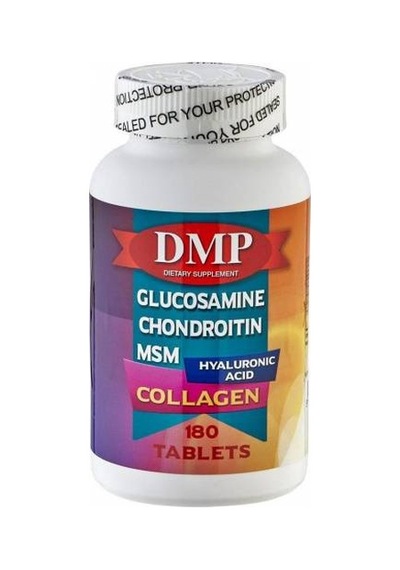 Dmp Glucosamine Chondroitin Msm Hyaluronic Acid Collagen 180 Tab.