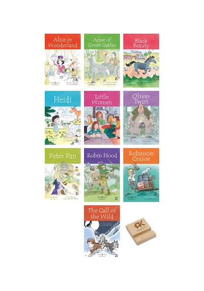İş Çocuk İngilizce Alice Anne Black Heidi Little Oliver Peter Robin Robinson The Call Of 10lü Set