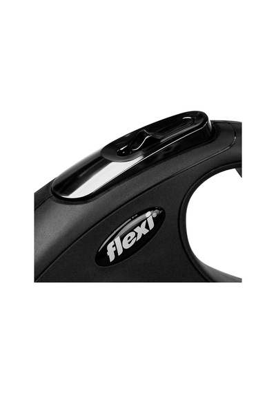Flexi New Classic M Beden Siyah 5mt Şerit Tasma Çok Renkli
