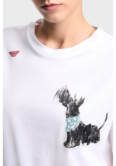 Emporio Armani Bayan T Shirt Ew004386 Af24854 U0002 Beyaz BEYAZ