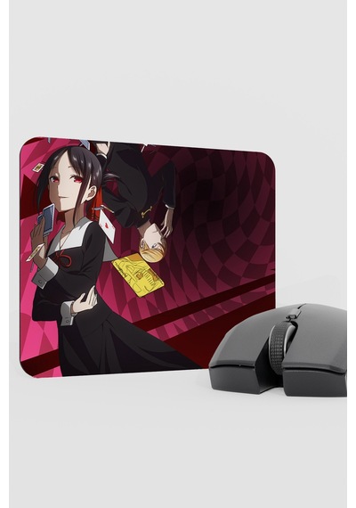Kaguya Sama Anime V1 - 22x18 Gaming Kauçuk Kaymaz Taban Mouse Pad Fare Altlığı