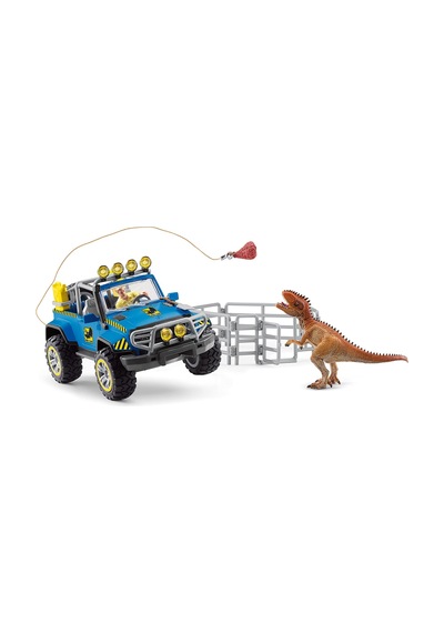Araç Ve Dino Karakolu Açık Bej - Hardal