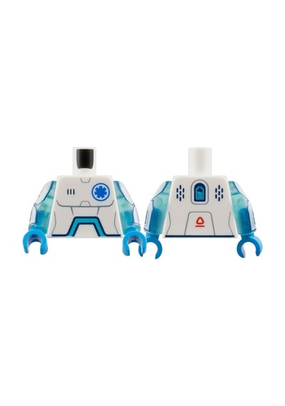Minifigür Parçaları: Torso, Vücut, Gövde: 973pb5643c01