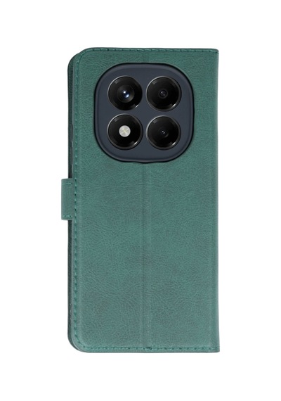 Xiaomi Redmi Note 15 Pro 5g  Kapaklı Cüzdanlı Kartvizitli Telefon Kılıfı Deri Cüzdan Yeşil