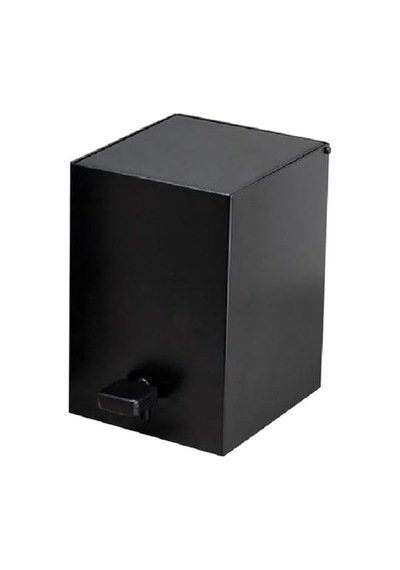 Tr Pedallı Kare Çöp Kovası 3 Lt Siyah 262x245x180 Mm Kovası Tek Ebat Ba4055 033 Al6-al6