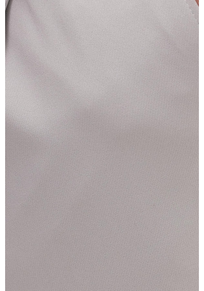 Tudors Erkek Slim Fit Dar Kesim Lastikli Bağcık Detaylı Gri Pantolon-38237 gri