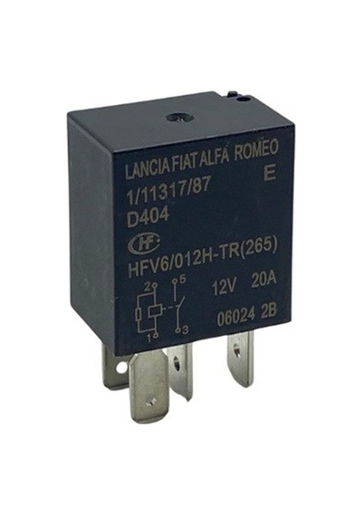 12v Röle 4 Uçlu 20 A Mikro Dirençli 1-2-3-5 Oem