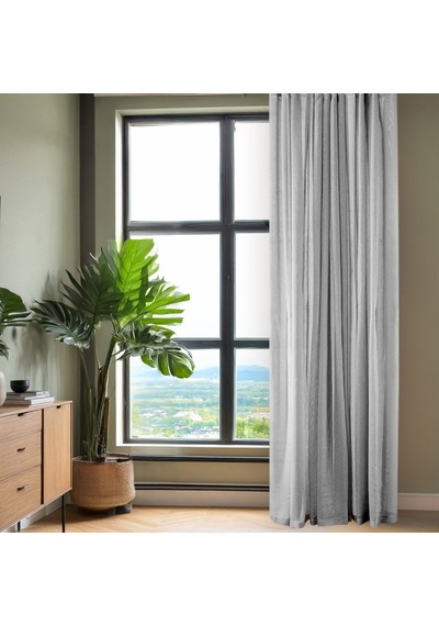 Gardenn Matilda Tül Perde - Gri - 300x270 Cm Diğer