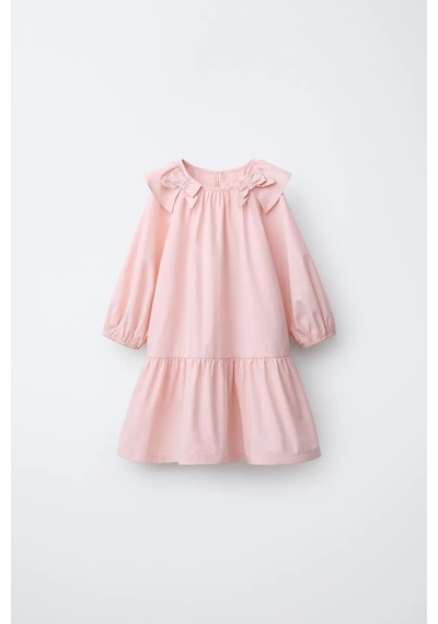 Poala Kids Pembe Fiyonk Elbise