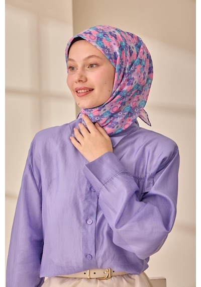 Silk Home Soft Eşarp 73092-30 Pembe, Bebe Mavi, Eflatun