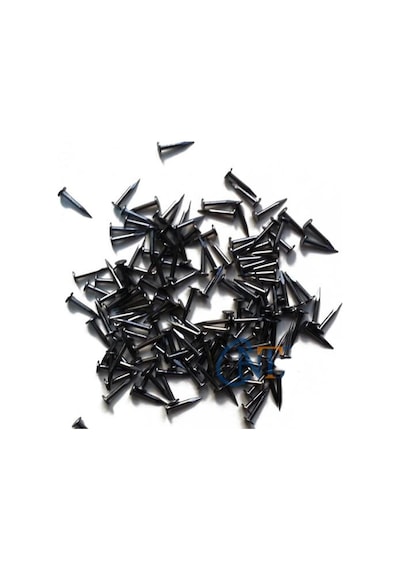 Klips, Menteşe, Ayağı Çivisi 9mm Çelik - Siyah 10gr Diğer