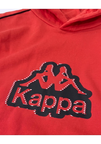 Kappa Logo İrente Tur Erkek Koyu Turuncu Regular Hoodie
