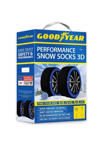 Goodyear Kar Çorabı, A+ Kalite Yüksek Performanslı Kar Zinciri Xl