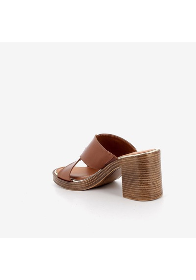 IGI&Co Cuoio Terlik Kadın 1194211 Igı&co Dfb 11942 Wıth Heel Tan Kahverengi