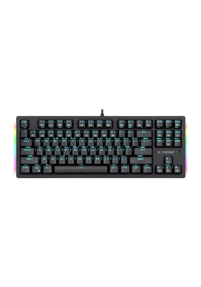 E-yooso K620 Mavi Switch Kablolu Mekanik Klavye