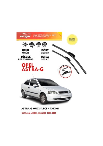 Astra G Silecek Silgi Silgeç Silgeç Silgi Takımı Benzinli 1997 - 2005 Arası Araca Özel Aparat