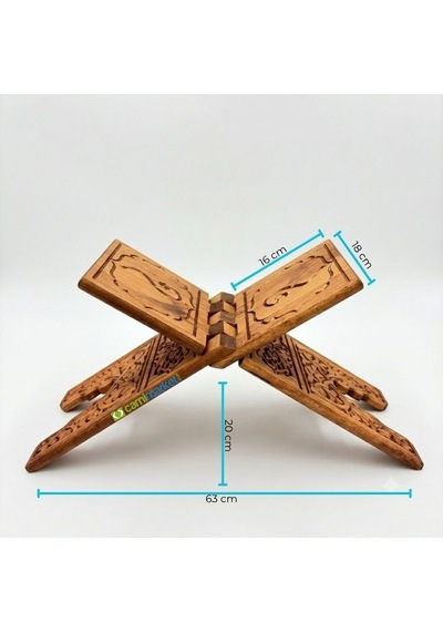 Ahşap Rahle Oymalı Rahle Orta 55Cm