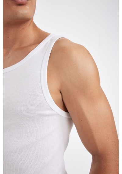 DeFacto Slim Fit Dar Kesim Ribana 2'li Atlet Y9056AZ24WNWT34