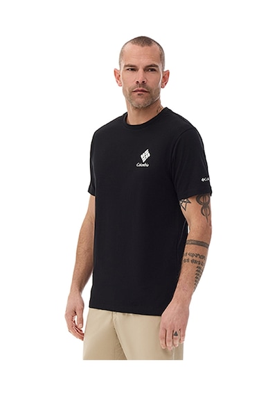 Columbia Cs0481 Csc M Stacked Gem Ss Erkek T-shirt-33126 Siyah