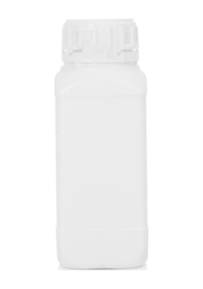 Numune Şişe Plastik Kare 500 Ml. Kilit Kapaklı 100 Adet / Koli