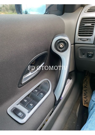 Renault Laguna 2 Faz 1 Full Set Konsol Kaplama Gümüş Gri Renk