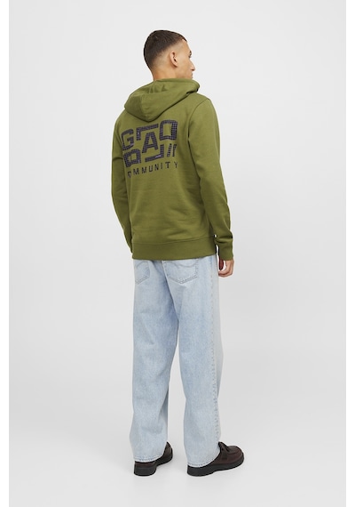 Jack & Jones Erkek Sweat 12242225 Olive Yağ Yeşili