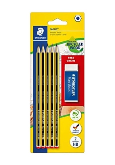120 A Sbkd Noris Kurşun Kalem Set 5 X Noris Kalem 1 X Silgi 1 X Kalemtraş 103 Ivory