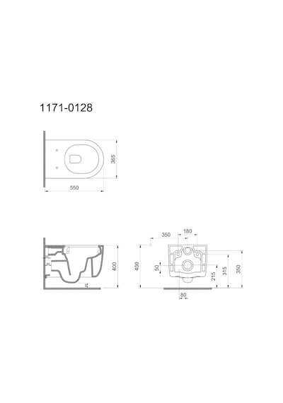 Bocchi - Speciale Jet Flush Asma Klozet Mat Antrasit - 1171-020-0128 Diğer