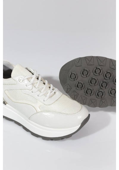 Dgn 81184 Kadin Sneaker Ayakkabi Beyaz