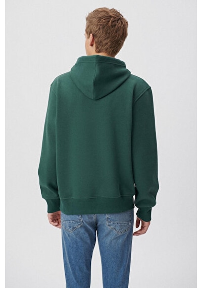 Mavi M065809-71580-fw Kapüşonlu Sweatshırt Derin Orman Yeşi Erkek Sweatshirt M065809-71580-R10842 Yeşil