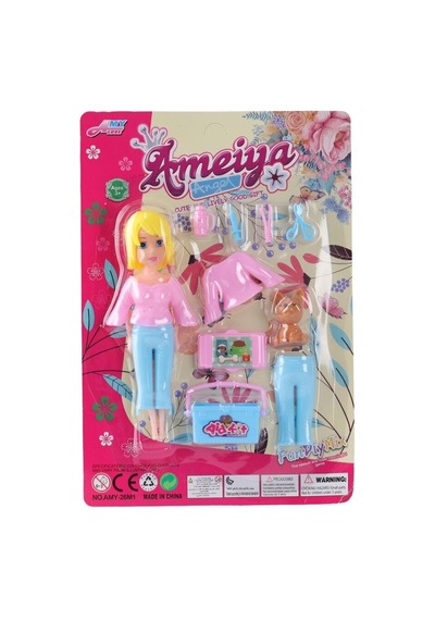 Amy-26m1 Kartelalı Bebek Seti 144 - Elwm-887987 1 Adet