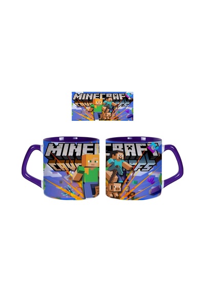 Minecraft Kupa Bardak Tek Adet 0326 Çok Renkli