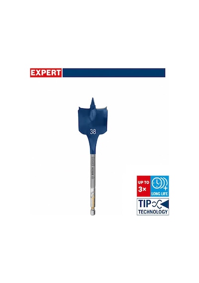 Bosch Expert 38 X 152 Mm Ahşap Yaprak Kelebek Delme Ucu 2608902105