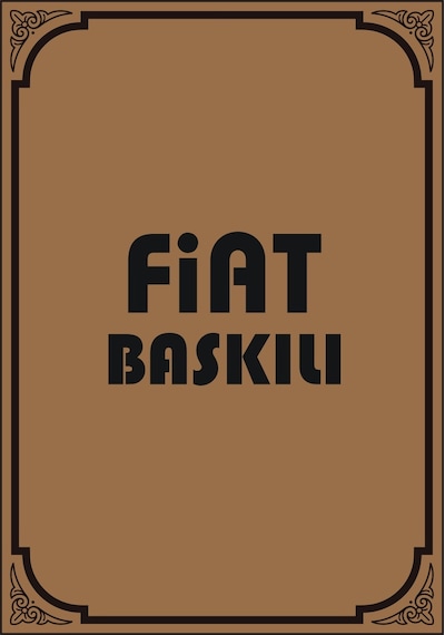 Cihan Oto Paspas Kağıdı Fıat Amblem Baskılı 100 Adet 35x50 135 Gr